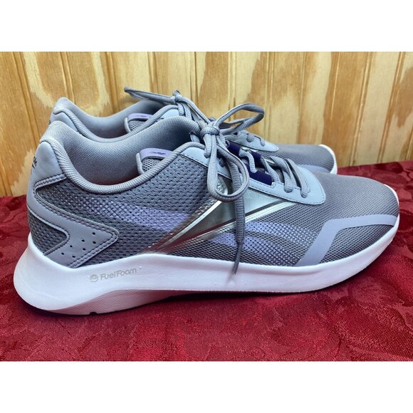 Reebok Women's Energylux 2.0 Fuel Foam Running Shoes Size 9 Gray Purple Sneaker - Picture 3 of 11